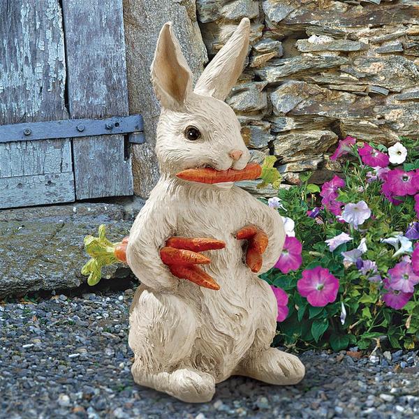 Design Toscano Carotene the Bunny Rabbit Garden Statue EU1054